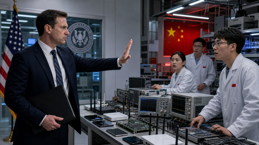 Divieto FCC Cina: stop ai test tech per gli USA