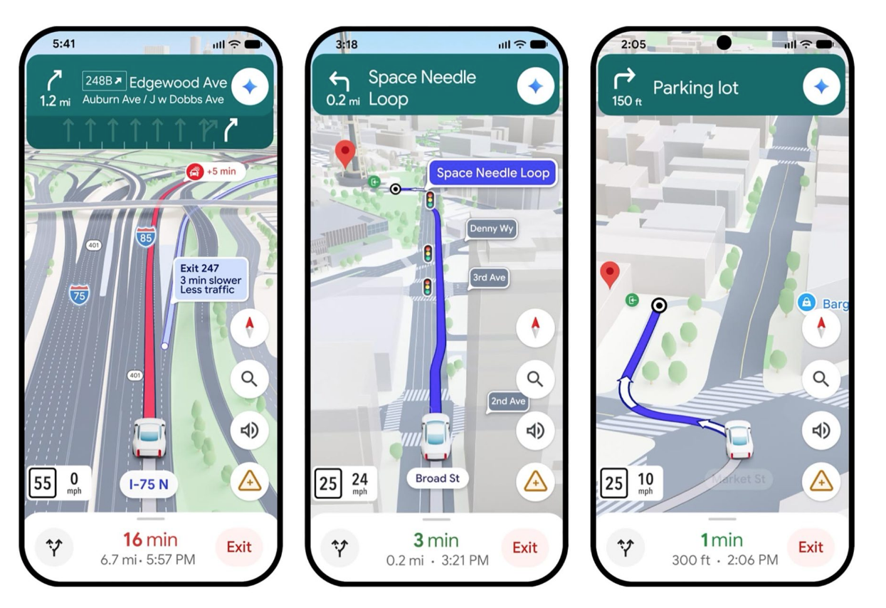 Google Maps cambia navigazione: svolta storica