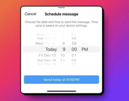 Instagram introduce pianificazione dei messaggi diretti
