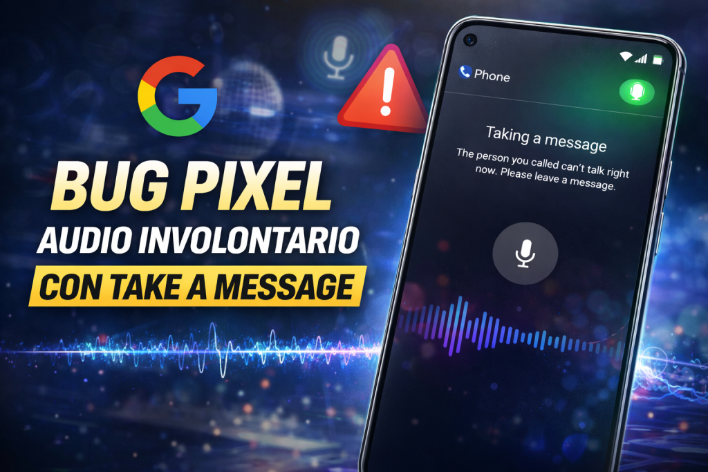 Bug Pixel: “Take a Message” invia audio ai chiamanti