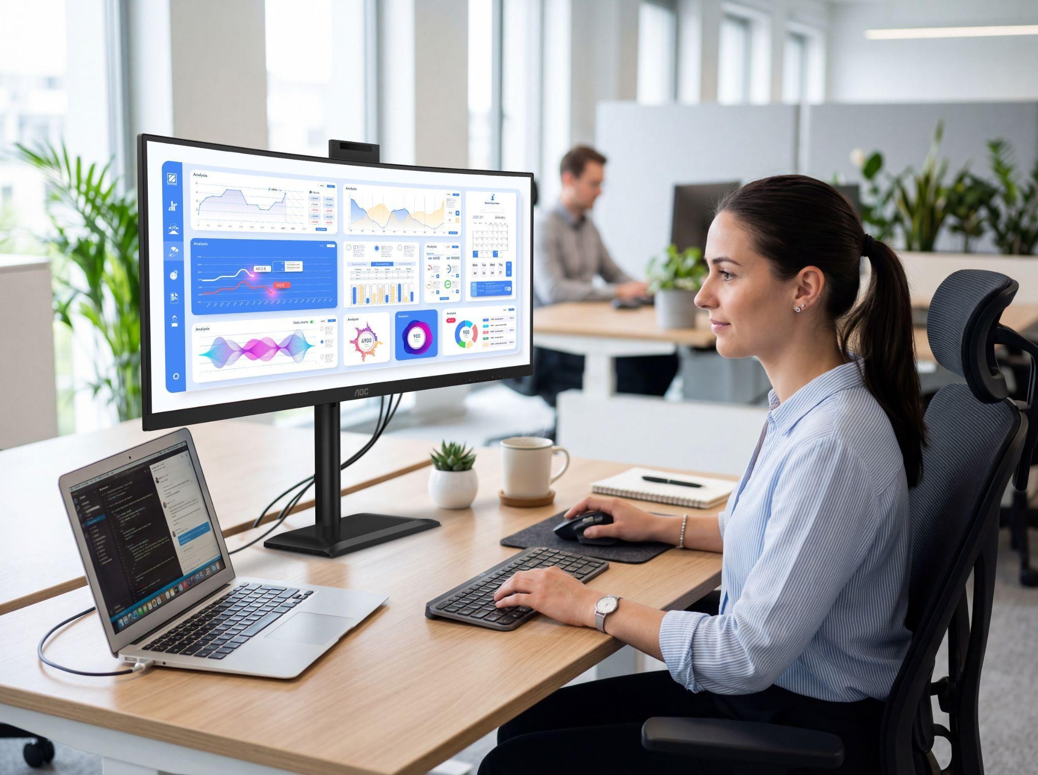 AOC E4: monitor PMI più ergonomici e nuovi standard