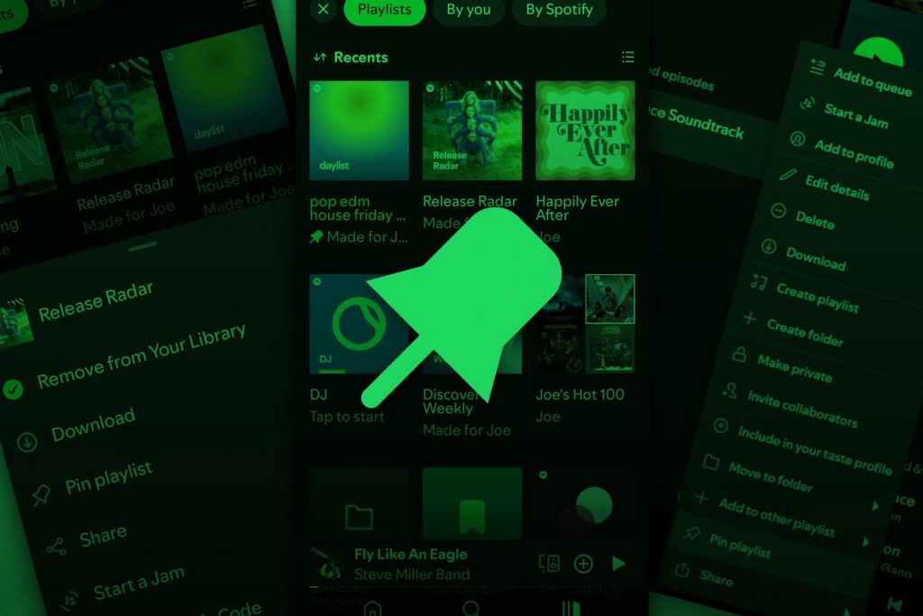 Spotify pin libreria: aumentato il numero massimo