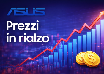 Asus annuncia prezzi in aumento dal 5 gennaio