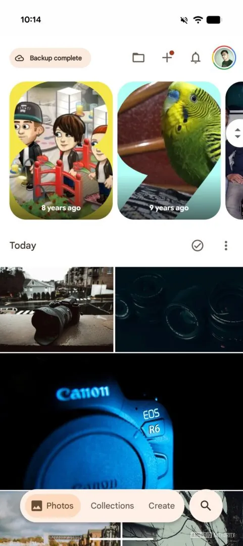 Google Foto nasconde etichette data: novità