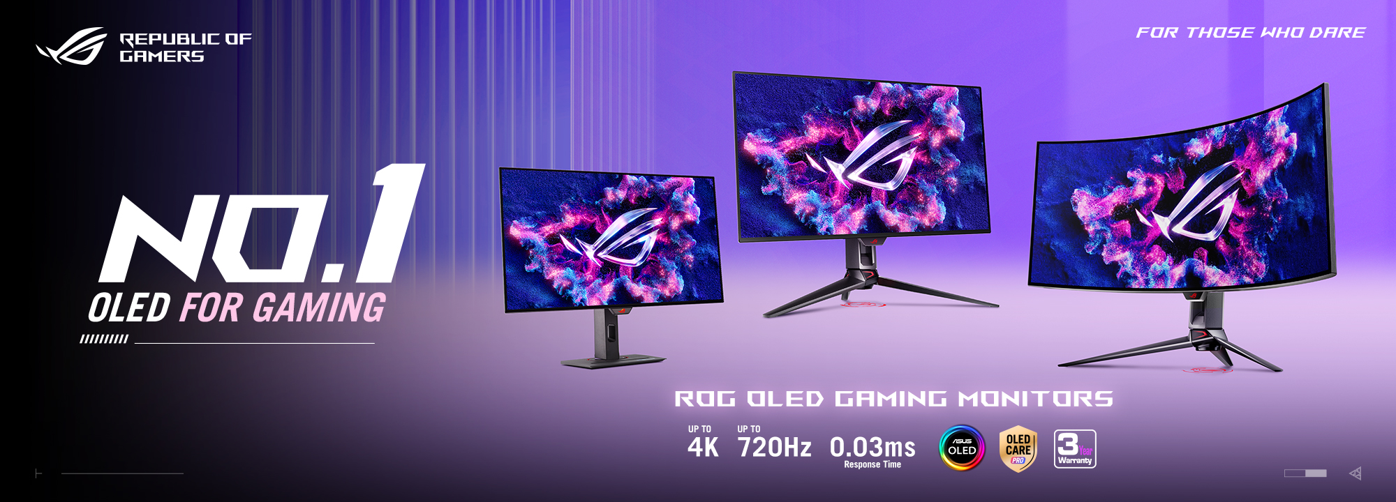 Monitor OLED ASUS: ASUS domina la categoria