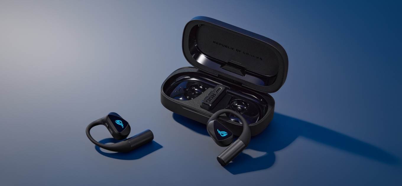ROG Cetra Open Wireless, auricolari aperti per gaming e sport