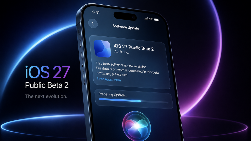 iOS 27 Public Beta 2 migliora Siri e Liquid Glass