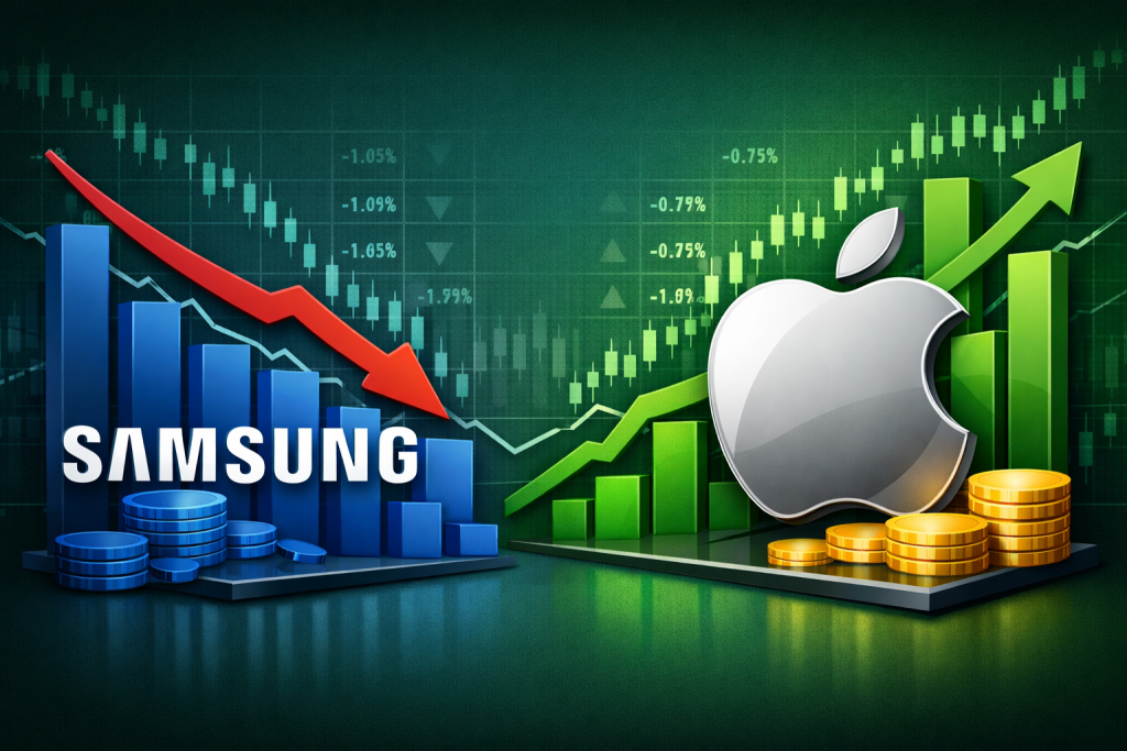 Samsung ha venduto più smartphone nel 2025, ma non basta