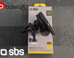 Supporto Auto MagSafe SBS con Qi2.2 da 25W