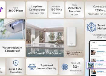 ASUS ZenWiFi BD4 Outdoor: il nuovo router WiFi 7 da esterno veloce, sicuro e resistente