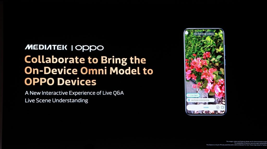 Oppo e MediaTek al MWC 2026 mostrano AI on-device