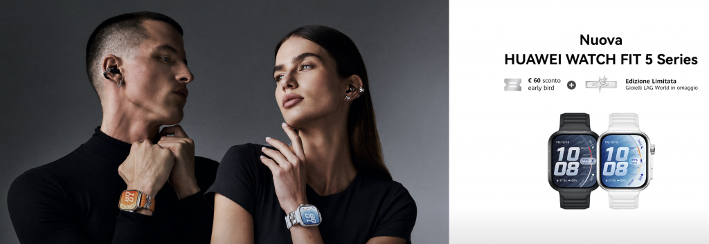 Huawei Watch Fit 5 debutta il 7 maggio in Italia