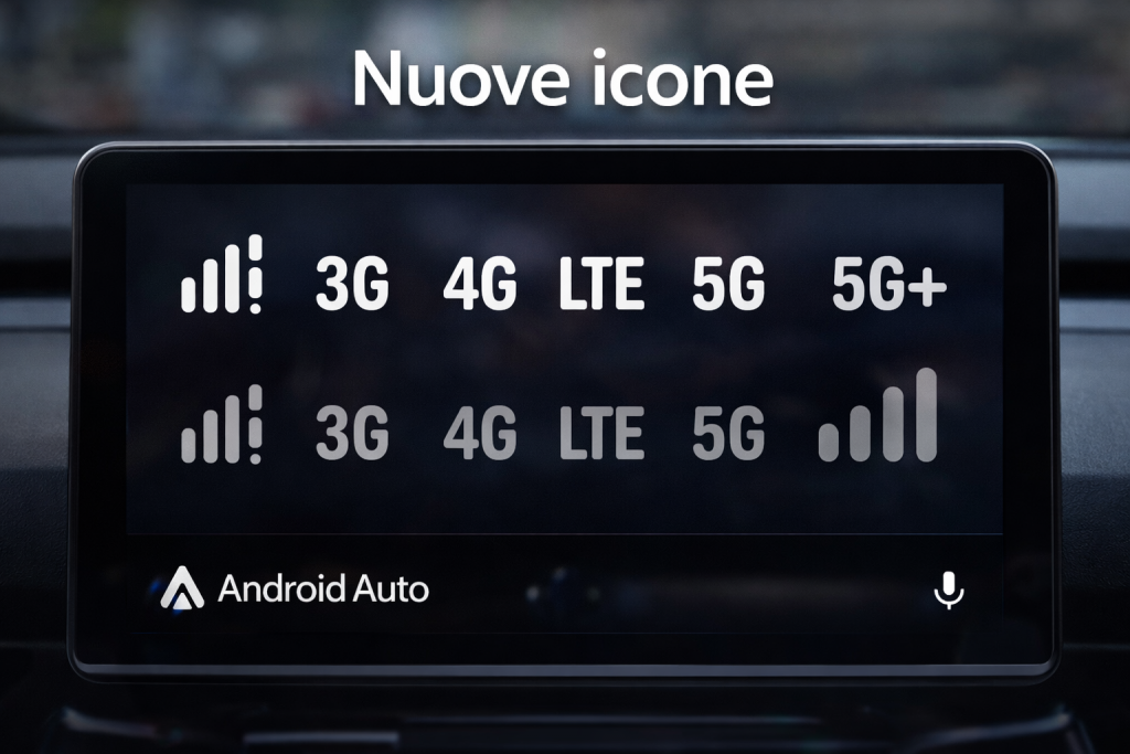 Android Auto icone: refresh stile Android 16
