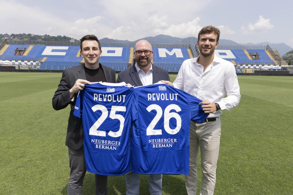 Revolut sponsor ufficiale di Como 1907