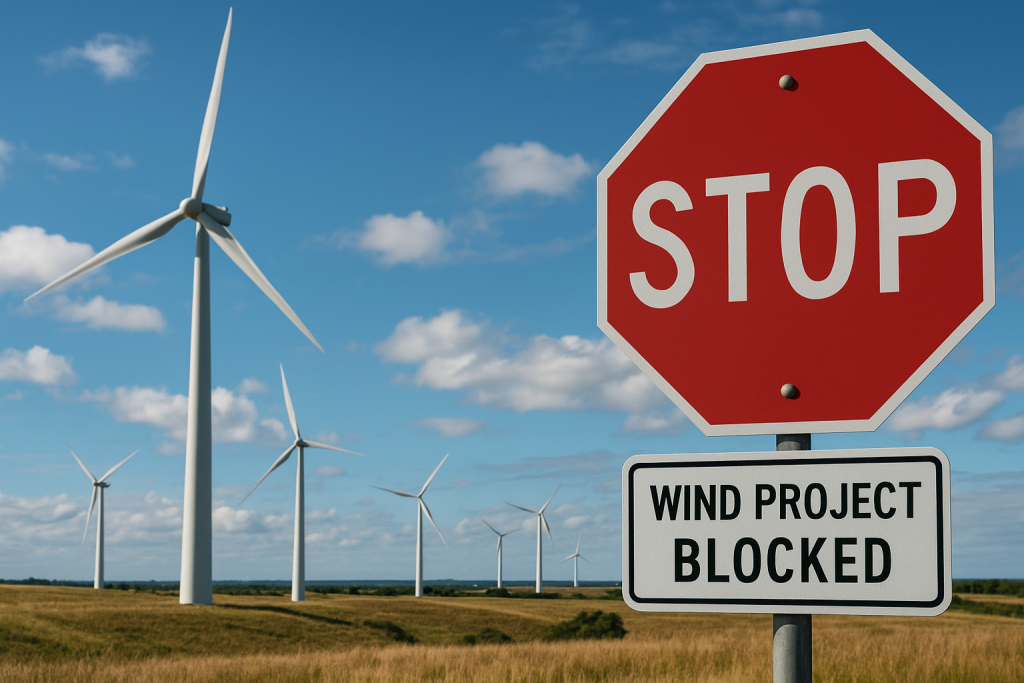 Blocco ai progetti eolici annullato negli USA