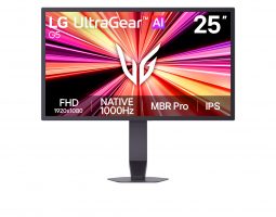 LG UltraGear 25G590B: 24,5 pollici e refresh da 1000 Hz