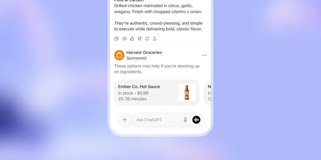 ChatGPT ads: rollout ufficiale oggi negli USA
