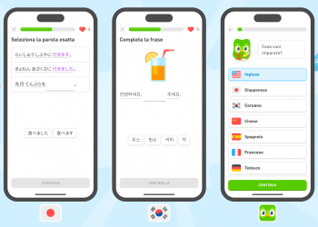 Duolingo espande la sua offerta per utenti italiani