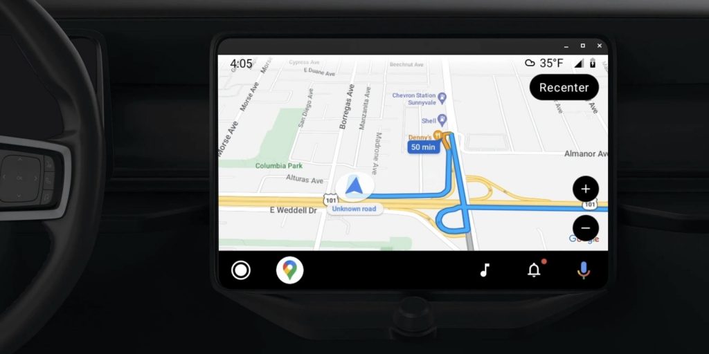Google Maps su Android Auto aggiunge il tachimetro