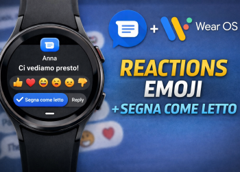 Google Messaggi su Wear OS: emoji e “Segna come letto”