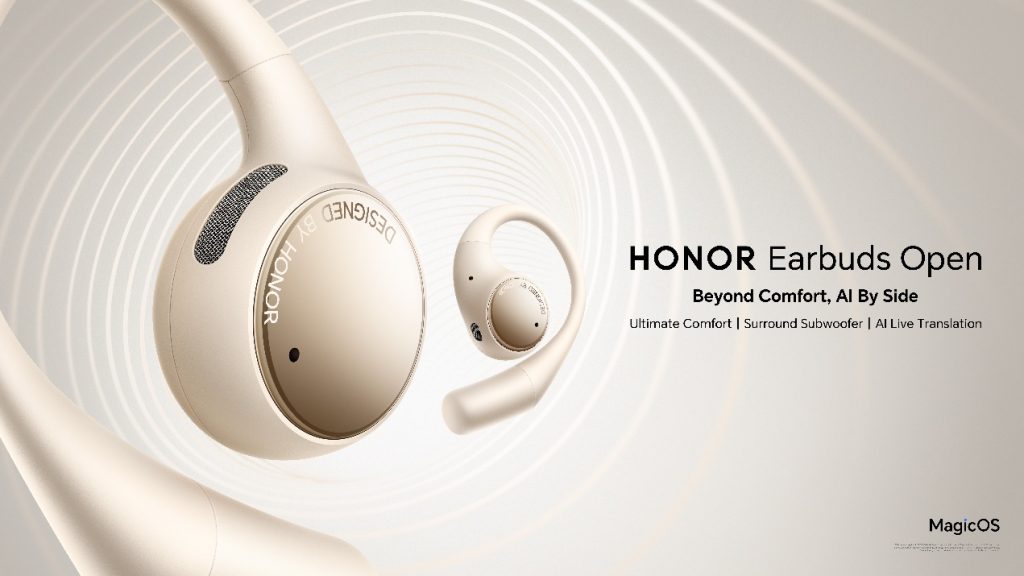 Honor annuncia gli auricolari HONOR Earbuds Open