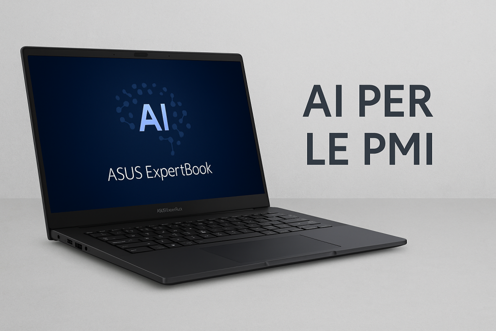 ExpertBook PM3 di ASUS: il nuovo PC Copilot+ per le PMI con potenza AI e sicurezza avanzata