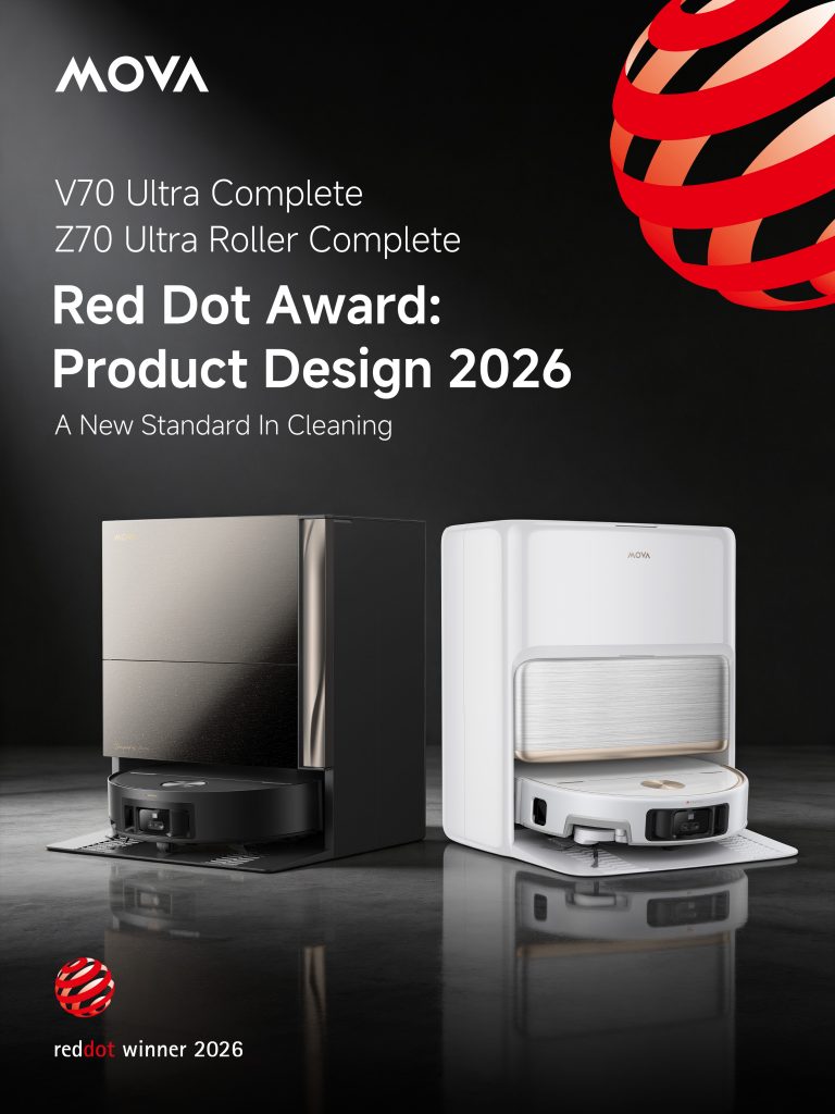 MOVA Red Dot Award per i robot V70 e Z70