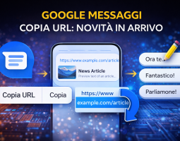 Google Messaggi copia URL: novità in arrivo