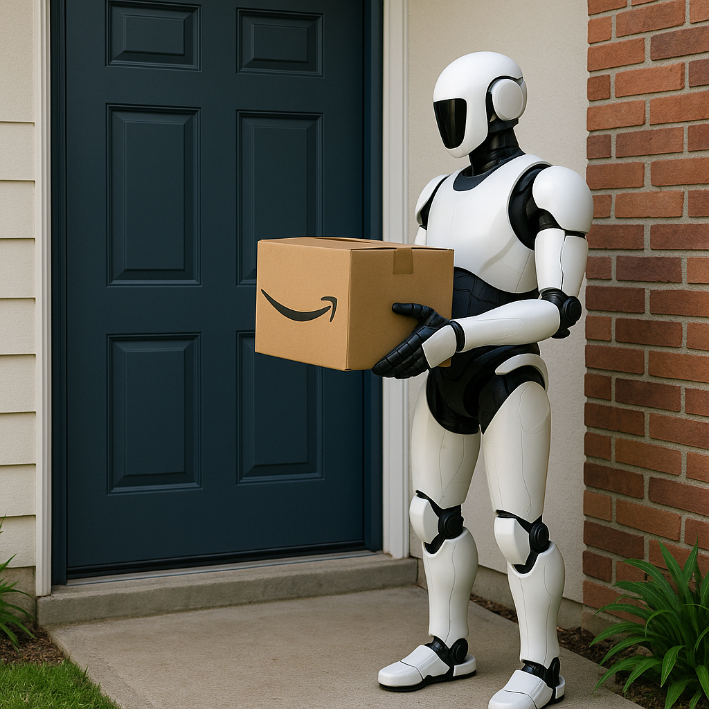Amazon testa robot umanoidi per le consegne