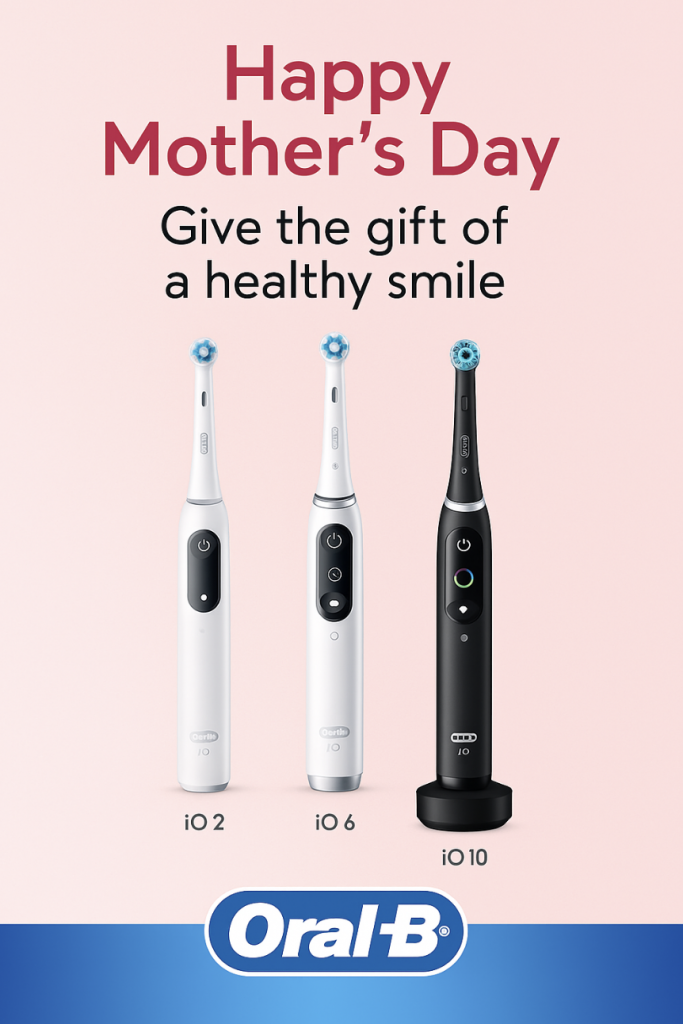 Oral-B celebra la Festa della Mamma con regali che fanno sorridere