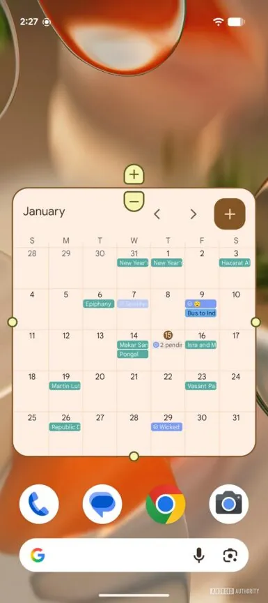 Android 16 QPR3: widget più facili da gestire