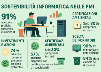 Il lavoro digitale impatta l’ambiente: la sfida green delle PMI italiane