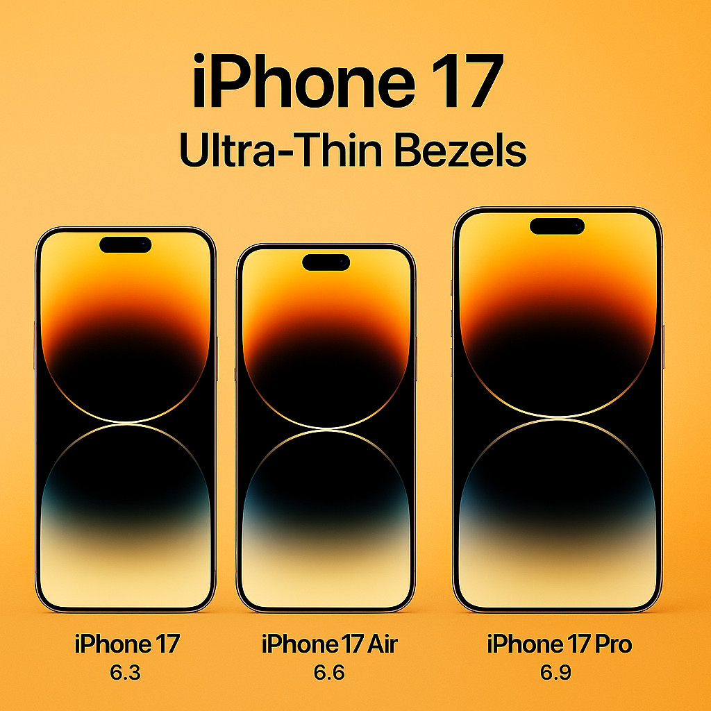 iPhone 17: anche i modelli base avranno bordi ultrasottili