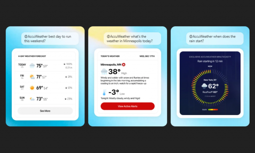 AccuWeather arriva finalmente su ChatGPT