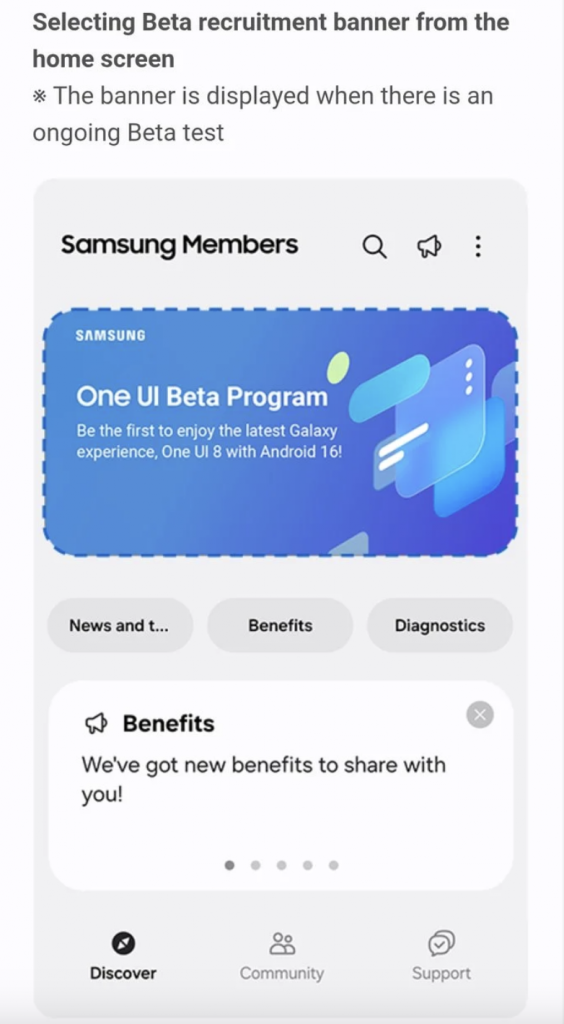 Samsung si prepara a lanciare il programma beta di One UI 8