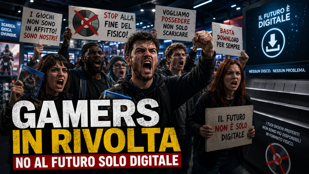 Giochi fisici: la rete si ribella dopo la scelta di Sony