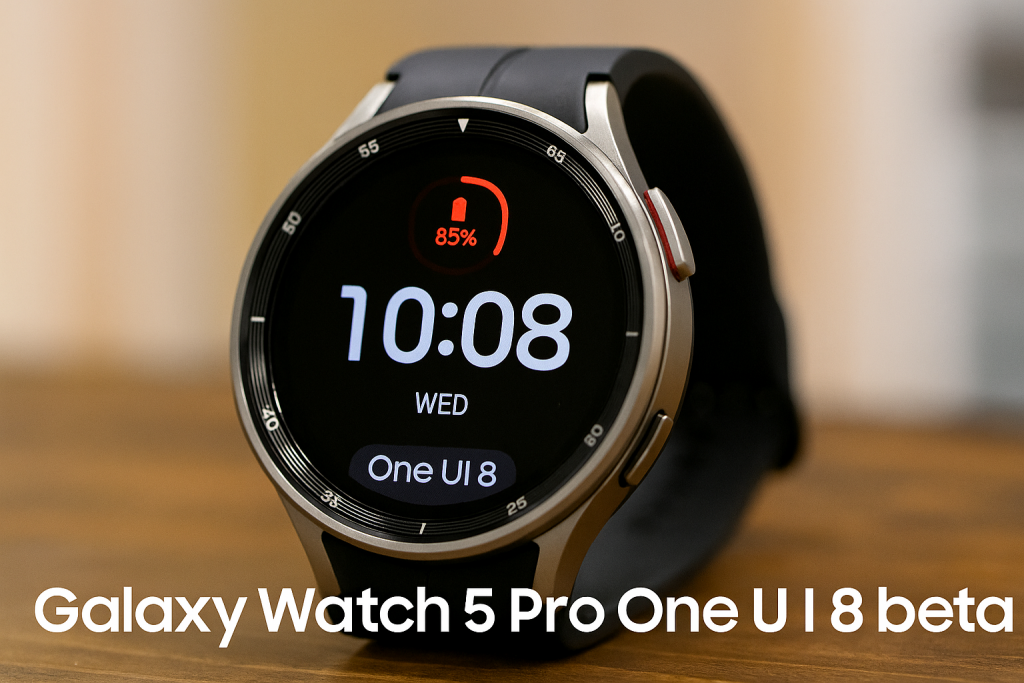 Galaxy Watch 5 Pro One UI 8 beta: aggiornamento in anteprima per alcuni utenti