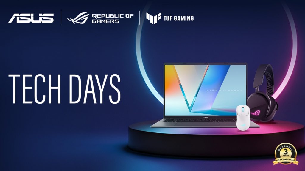 ASUS Tech Days: sconti e flash sales fino al 29 aprile