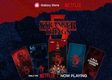 Stranger Things per Galaxy: tema Samsung-Netflix