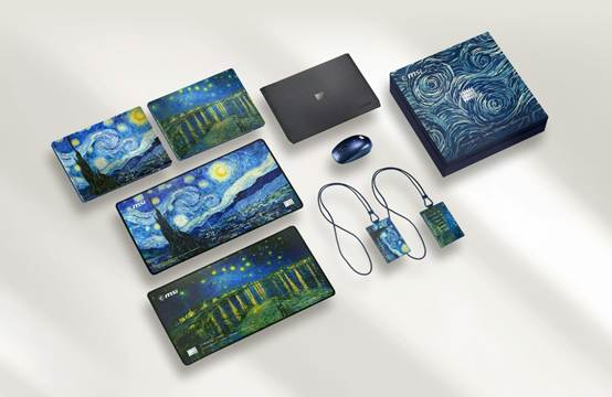 MSI Prestige 14 Flip AI+ diventa un’opera di Van Gogh