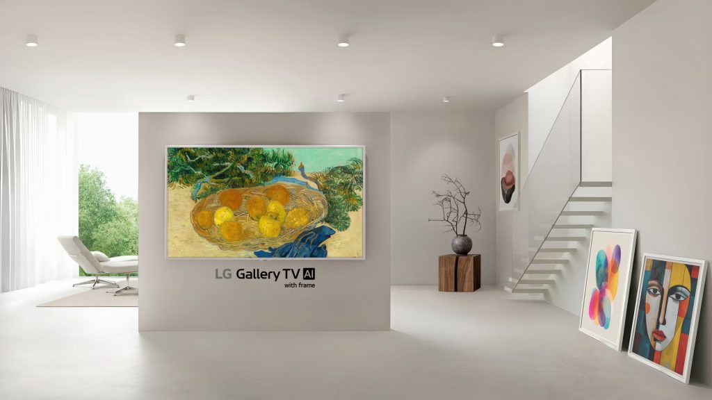 LG Gallery TV debutta al CES 2026 con design artistico