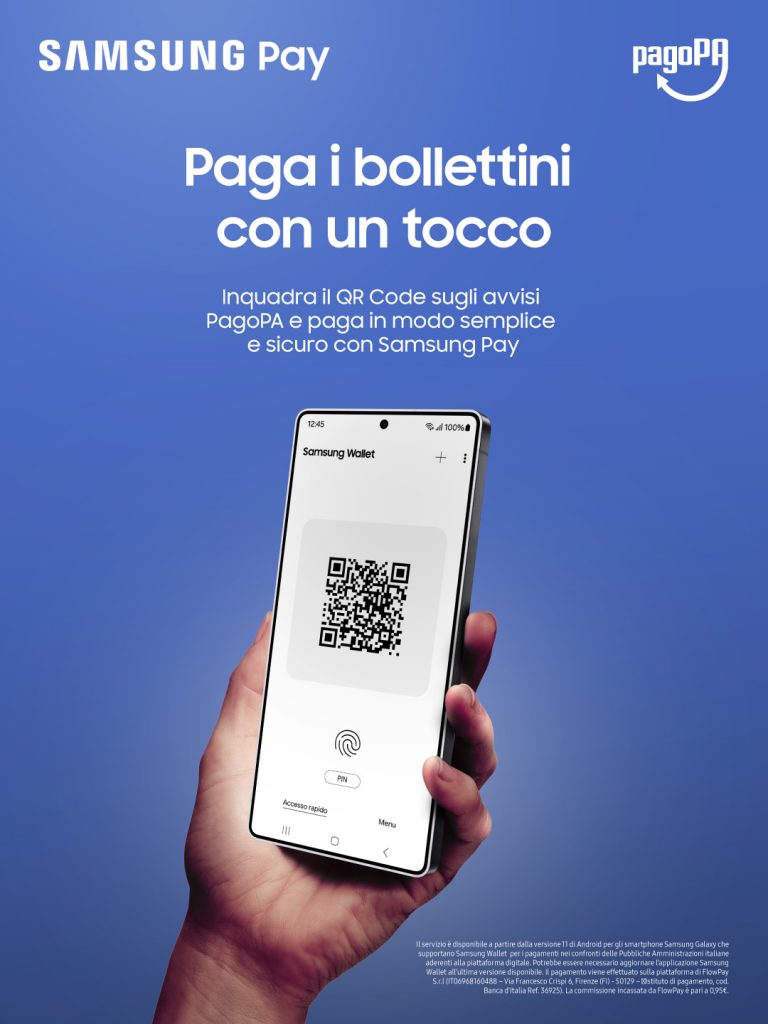 Samsung Wallet integra i pagamenti pagoPA