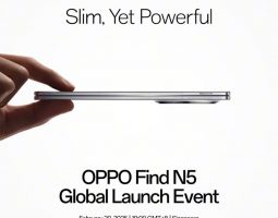 Oppo Find N5 compare in un unbox ufficiale