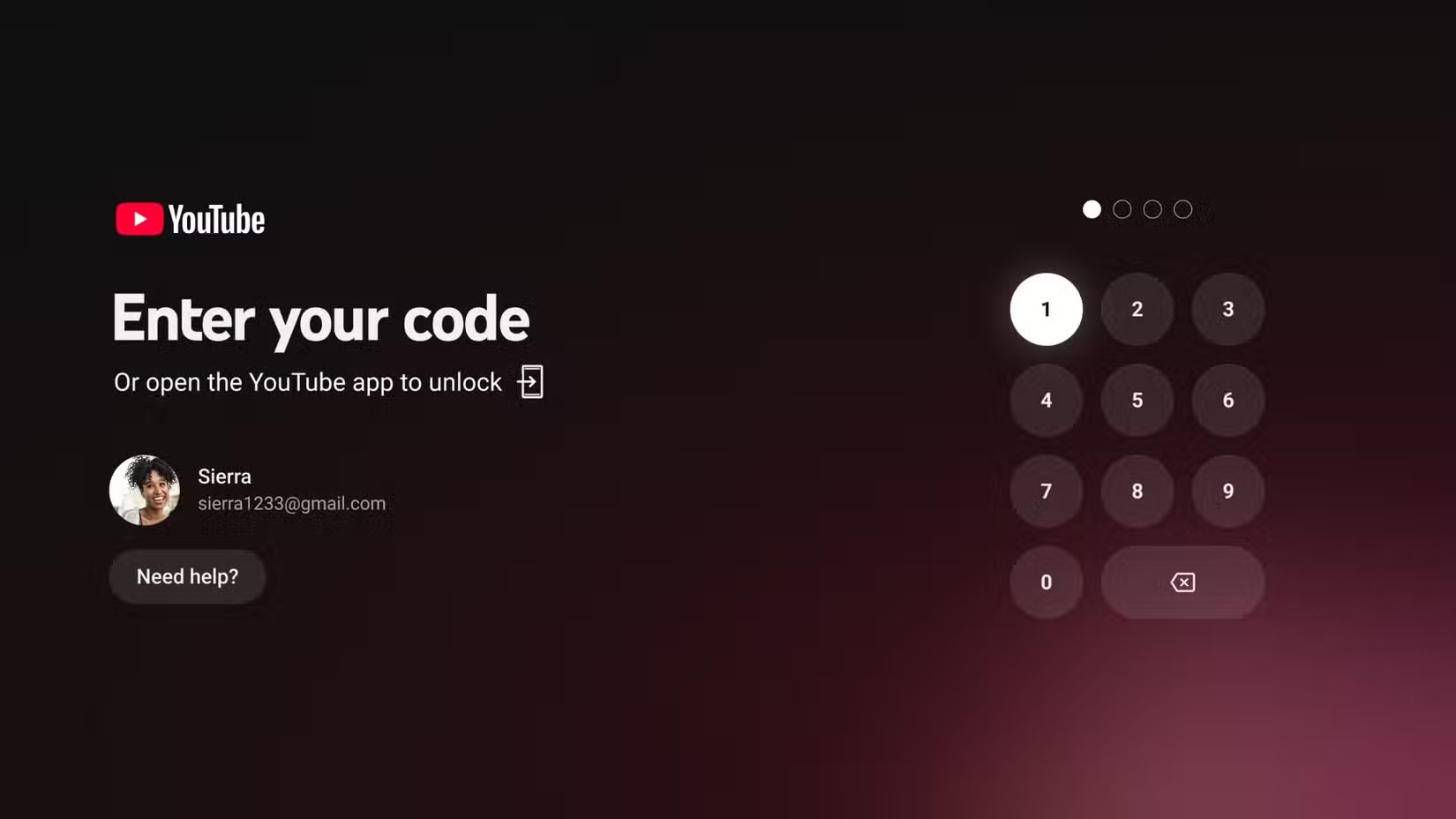 YouTube aggiunge il PIN ai profili sulle smart TV