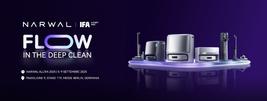 Narwal a IFA 2025 porta la pulizia profonda senza sforzo