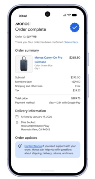 Google Universal Commerce Protocol per pagamenti online