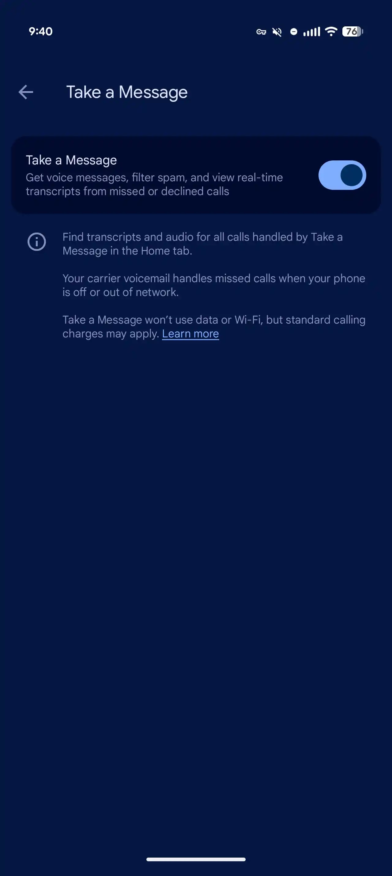 Bug Pixel: “Take a Message” invia audio ai chiamanti