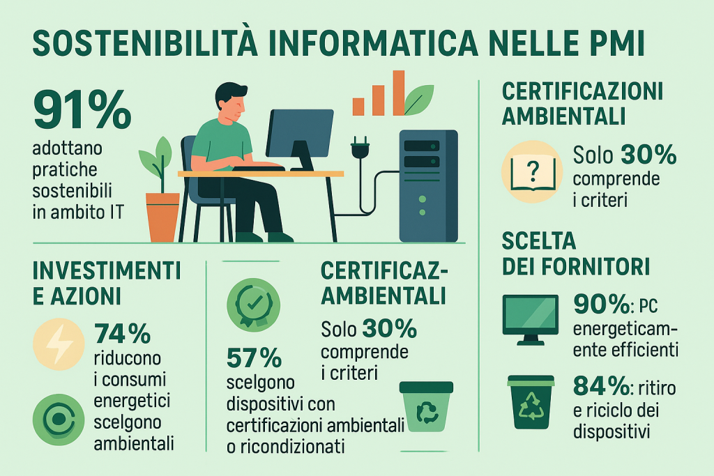 Il lavoro digitale impatta l’ambiente: la sfida green delle PMI italiane