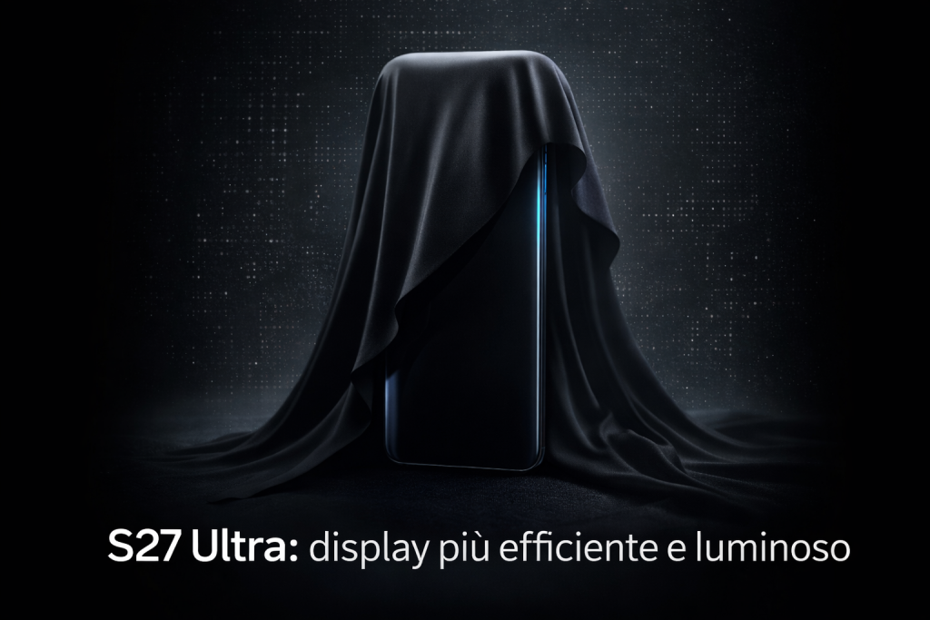 Galaxy S27 Ultra: display più efficiente e luminoso