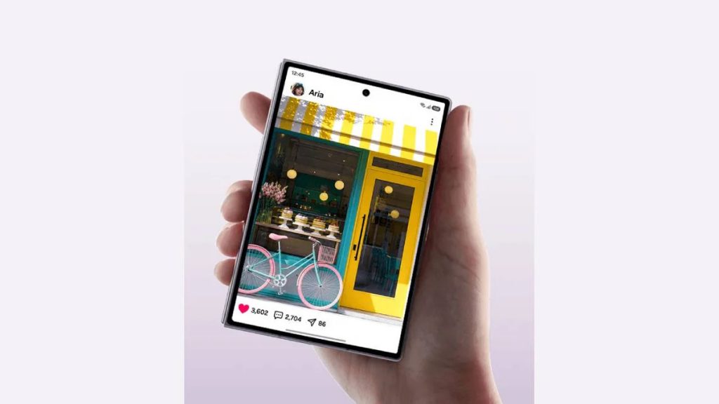 Galaxy Z Fold 8 appare dal vivo prima del lancio